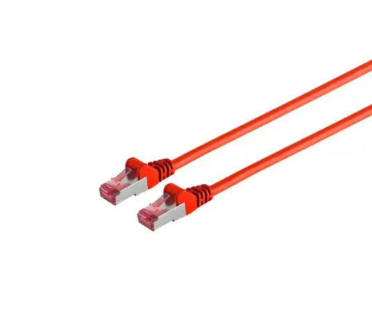 Netværkskabel Patchkabel Cat 6A S/Ftp Pimf Halogenfri Ghmt Certified Rød 0,25M Patchkabel 75711 A0.25R