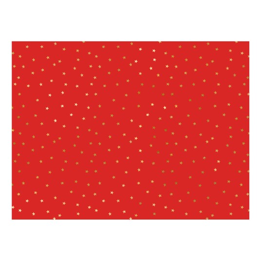 PartyDeco Gavepapir Stjerner 70 x 200 cm