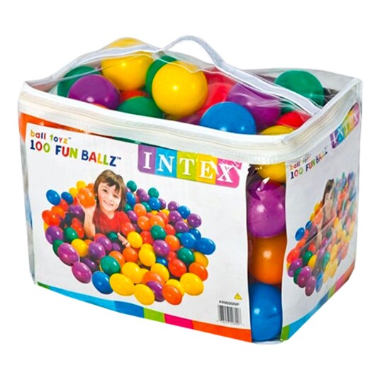 AMO Toys Fargerike Plastballer - 100-pakning