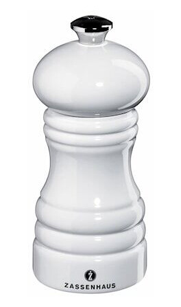 Zassenhaus Berlin Saltkvern 12 cm blank hvit
