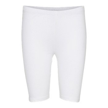 Decoy Stretchy Shorts Hvit viskose Medium Dame