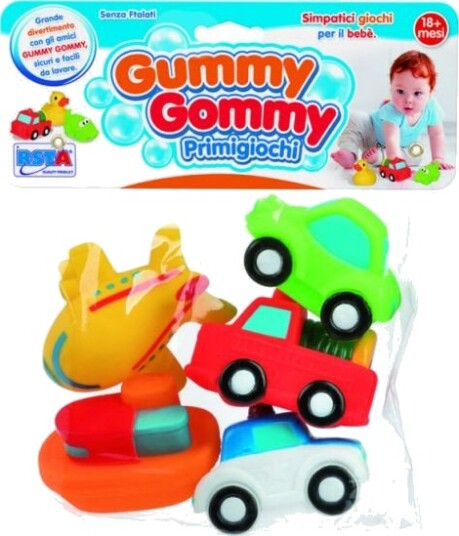 Rstoys Gummy Gommy Myke Kjøretøy 5 Stk Myk Gummi Fra 18 Mnd Rstoys Gummy Gommy Myke Kjøretøy 5 Stk Myk Gummi Fra 18 Mnd