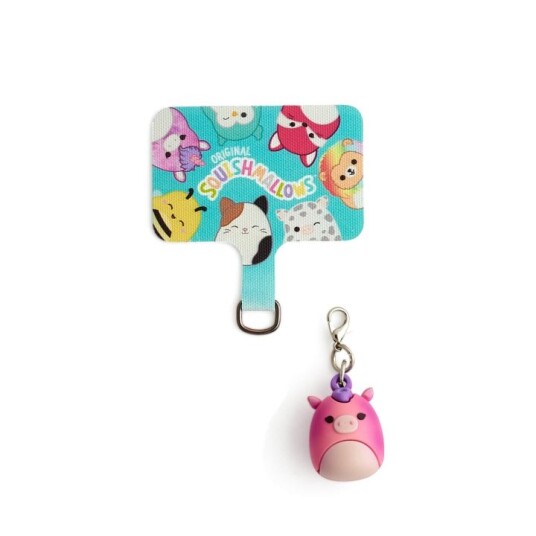 Squishmallows Mobilanheng Lola 12 cm Lilla Tie-Dye Nøkkelring