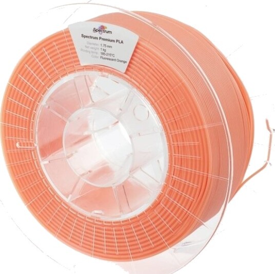 Spectrum PLA Premium Filament 1.75 mm 1000 g Flou Orange 80019