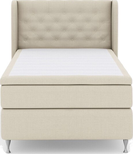 Select No 5 Komplett Sengepakke 120x200 Medium Watergel Beige/Sølvben