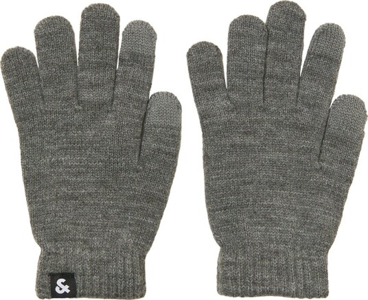 Jack & Jones Junior Hansker jacBarry Knitted Gloves Jnr Grå Jack & Jones Junior Hansker jacBarry Knitted Gloves Jnr Grå
