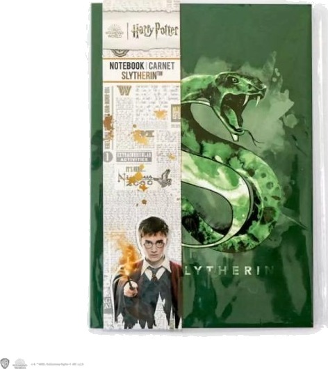 Harry Potter Notatbok 21x14,3 cm Slytherin Harry Potter Notatbok 21x14,3 cm Slytherin