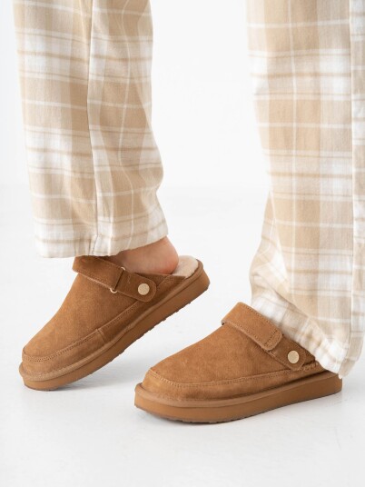 Roberto Rosso Cabot Slipper Backstrap Beige 40 Roberto Rosso Cabot Slipper Backstrap Beige 40