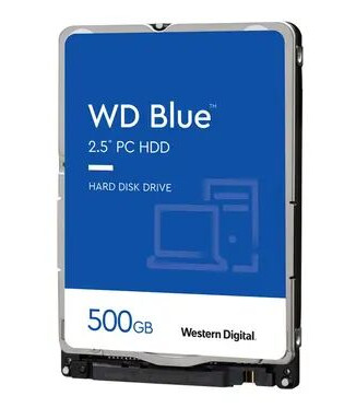 Wd Blue 0.5tb 2.5" 5,400rpm Sata-600