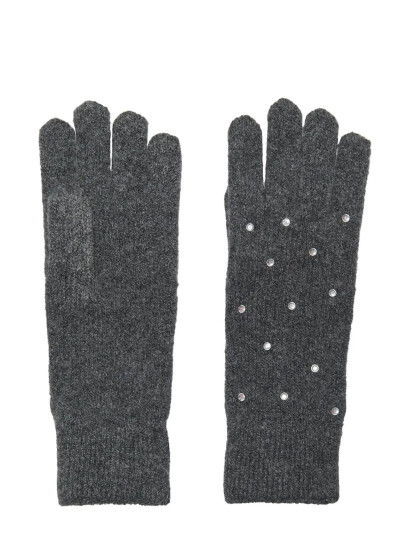 Kids Only Kogchyna Life Knit Soft Gloves Cp Acc   Grey   ONE SIZE