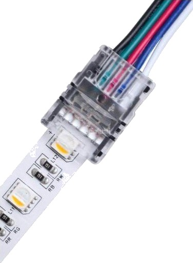 LED stripe samler til løse ledninger   12mm RGB+W IP20 5V 24V