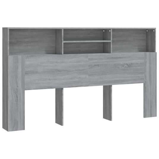 vidaXL Sengegavlskap grå sonoma 180x19x103,5 cm vidaXL Sengegavlskap grå sonoma 180x19x103,5 cm