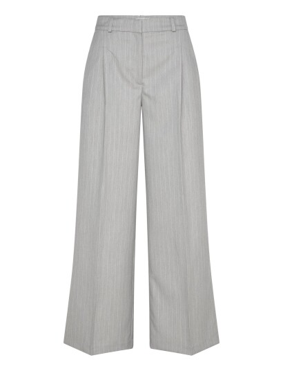 Monki High Waisted Wide Leg Suiting Trousers Grey 36
