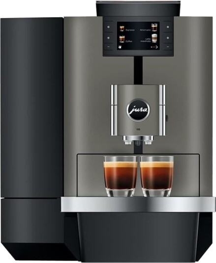Jura X10 15764 kaffemaskin mørk inox Jura X10 15764 kaffemaskin mørk inox