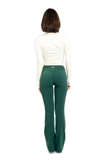 MCB Sportswear Flare Tights Tights Grønn XS