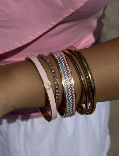 By Jolima Antibes Bangle   Multi/patterned   ONE SIZE 6 cm
