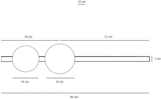 ALDEX Garda 2 vegglampe svart metall glass 2 lyskilder ALDEX Garda 2 vegglampe svart metall glass 2 lyskilder