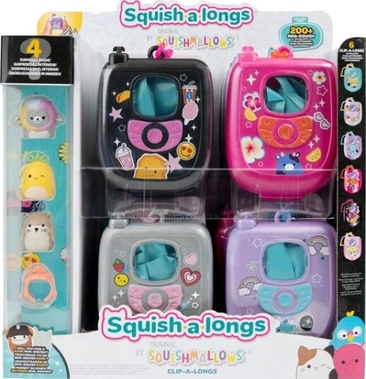 Squishalongs Squish-A-Longs 2.5 cm Clip-A-Long Blind 3 Pack S7