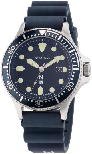 Nautica Herreklokke NAPCBS304 N83 Blå/Gummi Ø43 mm
