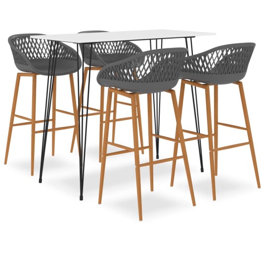 Barsett 5 deler hvit og grå 8720286172513 Barsett 5 deler hvit og grå 8720286172513