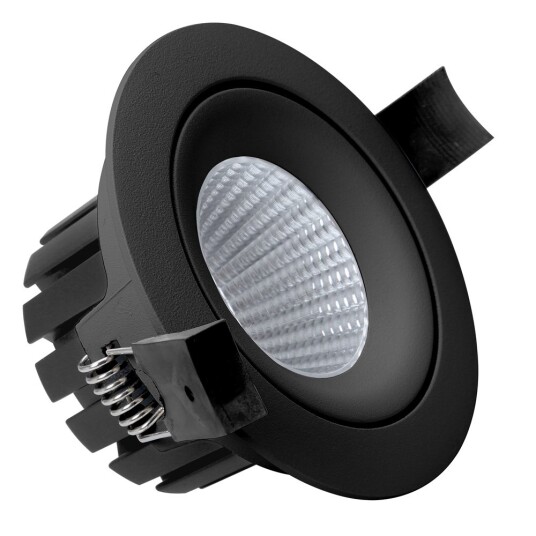 ComfortLED LUCCA Tilt 10W Sort Dimtowarm