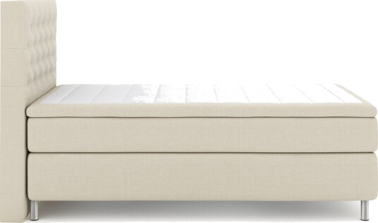 Select No 6 Komplett Sengepakke 120x200 Medium Watergel Beige/Metallben