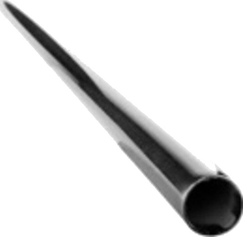 Smartline 40 mm PP rør u/muffe 1 meter forkrommet