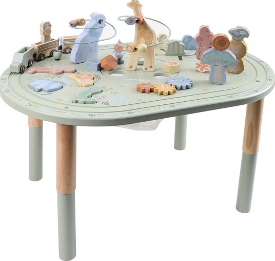 Little Dutch Little Dutch Activity Table Safari Friends GREEN One Size