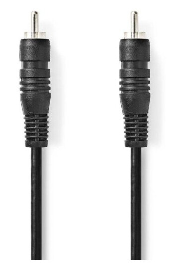 Nedis Digital Audio Cable | RCA Han | RCA Han | Nikkel belagt | 2.00 m | Rund | PVC | Sort | Boks