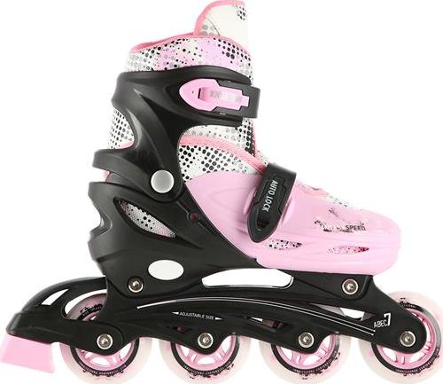 Nils Extreme Nh18331 Rulleskøyter Med Utskiftbar, Justerbar Løper, Rosa, Størrelse 31-34