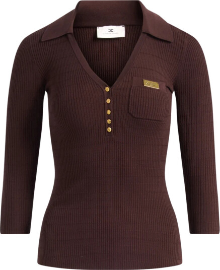 Elisabetta Franchi Dame Topper Brun L,