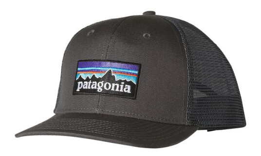Patagonia P-6 Trucker Hat Forge Grey Mid Crown