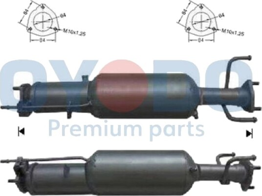 Oyodo 20N0066-OYO Partikkelfilter Oyodo 20N0066-OYO Partikkelfilter