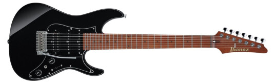 Ibanez Az24047-Bk El-Gitar 7 Strenger M/case, Svart, Prestige Az