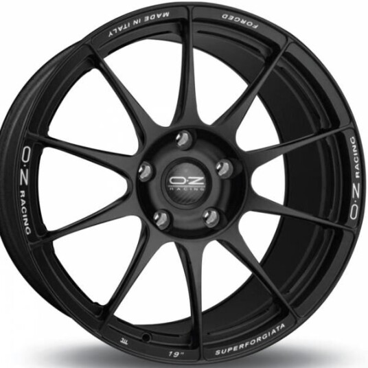 Oz Superforgiata Matt Black 11x20 5x114.3 ET15 B66.1