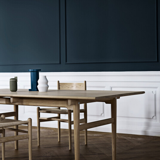 Carl Hansen & Søn CH36 Bøk Svart Lakkert / Papirsnore Natur