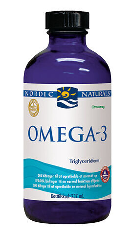 Nordic Naturals Omega 3 m.sitrussmak 237 ml Nordic Naturals Omega 3 m.sitrussmak 237 ml