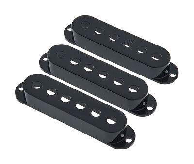 Fender Strat Pickup Cover Set BK