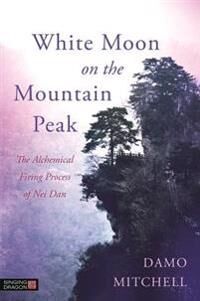 White Moon On The Mountain Peak Av Damo Mitchell