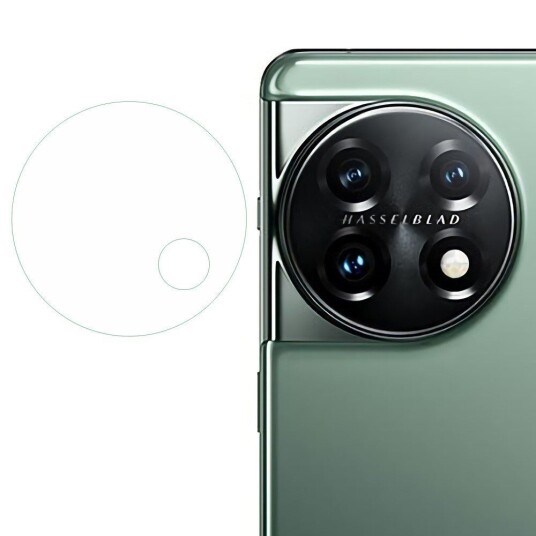 INCOVER OnePlus 11 Kameralinse Beskyttelsesglass - Gjennomsiktig