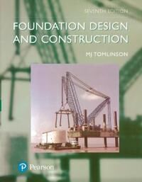 Foundation Design And Construction Av M.J. Tomlinson