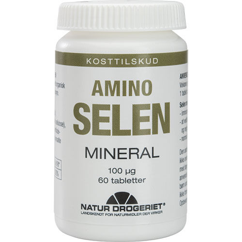 Natur Drogeriet Natur-Drogeriet Amino-selen 100 Ug 100 mcg 60 Tabletter Natur Drogeriet Natur-Drogeriet Amino-selen 100 Ug 100 mcg 60 Tabletter