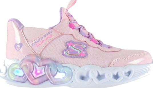 Skechers Blinkende sko   Uendelig Heart Lys   Sparkle Heart   Li   Skechers   28   Blinkende sko   Rosa
