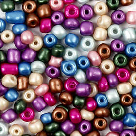 Other Brand Rocaiperler Ø5 mm Metallfarger 720 gr. Other Brand Rocaiperler Ø5 mm Metallfarger 720 gr.