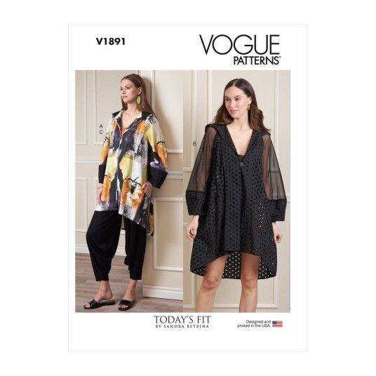 Vogue 1891 - Jakke & Bukse STRL: Alle inkludert
