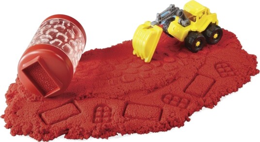 Wonder Factory Sandsett Med Rød Gravemaskin Og Sand Wonder Factory Sandsett Med Rød Gravemaskin Og Sand