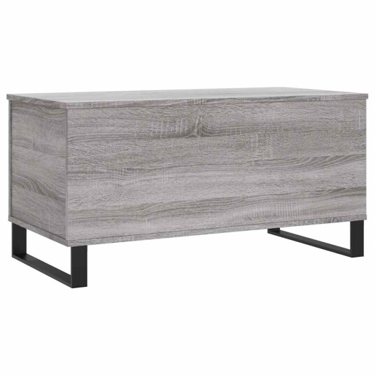  Salongbord grå sonoma 90x44,5x45 cm konstruert tre 830986