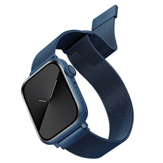 UNIQ Dante reim til Apple Watch 42/44/45mm Rustfritt stål Blå
