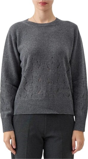 Le Tricot Perugia Dame Strikkevarer Grå S, Le Tricot Perugia Dame Strikkevarer Grå S,