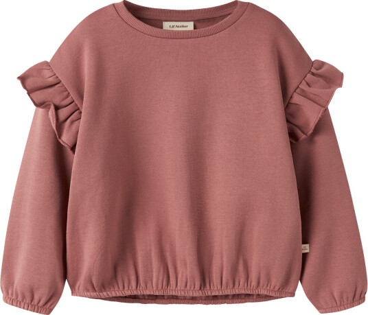 Lil"Atelier Nmfkilano Ls Loose Sweat Bru Lil   Pink   92